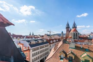 Výhľad na mesto Praha alebo výhľad na mesto priamo z apartmánu