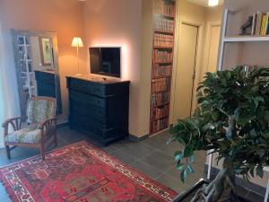 TV a/nebo společenská místnost v ubytování Erbalunga Magnifique t2 4pers