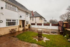 Bygningen som feriehuset ligger i