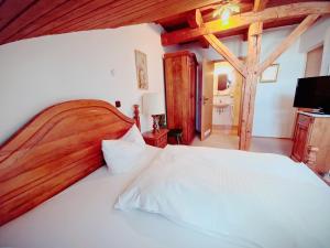 Postel nebo postele na pokoji v ubytování Landgasthof Böck