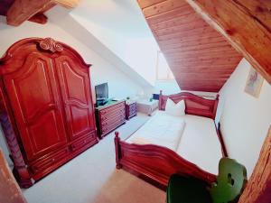 Postel nebo postele na pokoji v ubytování Landgasthof Böck