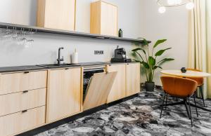Loop Hotel Vilnius 주방 또는 간이 주방