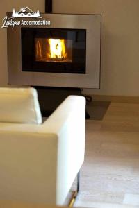 A seating area at Appartamenti Green by Livigno Accomodation