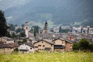 Splošen pogled na gorovje oz. razgled na gore, ki ga ponuja prenočišče