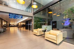 Posezení v ubytování Tri Hotel Executive Lajeado