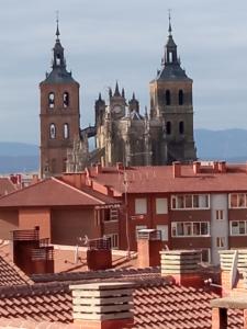 A general view of Astorga or a view of the city taken from Az apartmant