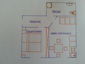 Půdorys ubytování Appartements Real