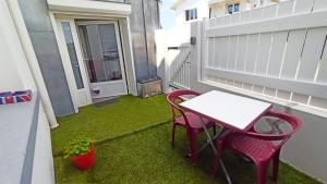 Balkón nebo terasa v ubytování LauRina - Chambre, SDB, terrasse, arrivée autonome