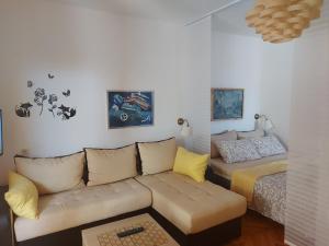 Posezení v ubytování Apartments Garden