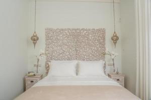 En eller flere senger på et rom på Cretan Rhapsody - Rustick villa in Síva