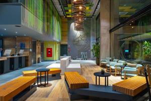Istumisnurk majutusasutuses ibis Styles Porto Alegre Moinhos de Vento