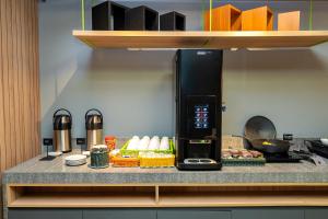 Köök või kööginurk majutusasutuses ibis Styles Porto Alegre Moinhos de Vento