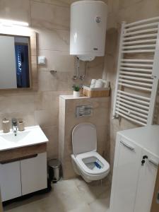 Koupelna v ubytování Apartman Magija