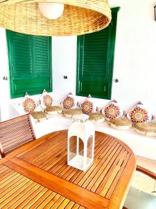Khu vực ghế ngồi tại Luxury House Villa de Teguise