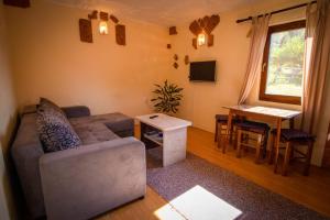 Posezení v ubytování Apartmani Vidra
