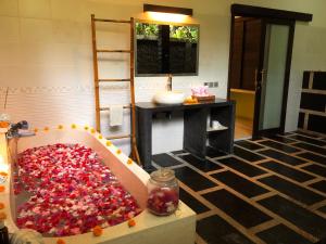Kuchyň nebo kuchyňský kout v ubytování Arco Iris Boutique Hotel & Restaurant
