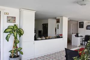 Kuchyň nebo kuchyňský kout v ubytování Lara Ilica Hotel