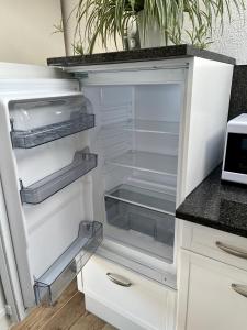 Kuchyň nebo kuchyňský kout v ubytování Ferienwohnung Stang