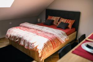 Cama o camas de una habitación en Manoir Apartments City Center