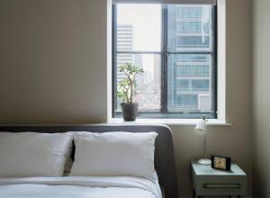 Posezení v ubytování ROOST Midtown