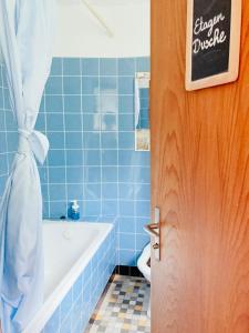 Koupelna v ubytování Hotel Gletscherblick