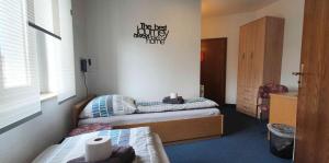 Letto o letti in una camera di Alte Post zu Stetzsch