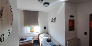 Letto o letti in una camera di Alte Post zu Stetzsch
