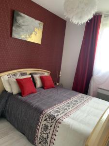 Postel nebo postele na pokoji v ubytování Comme à la maison - Chambre double chez habitant près de Toulouse