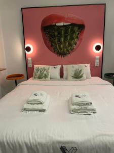 Posteľ alebo postele v izbe v ubytovaní Valory #6 Aesthetic Stay + 1 fotografia