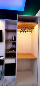 Kuchyň nebo kuchyňský kout v ubytování Ercolano Luxury Suite