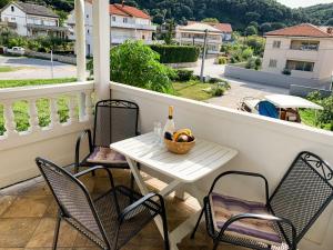 Balkón nebo terasa v ubytování Apartments Gurman