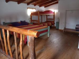 Posteľ alebo postele v izbe v ubytovaní Cabañas de Descanso Céntricas Cosquín