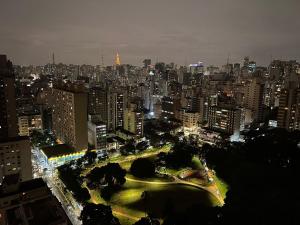 Vista general de São Paulo o vista desde el apartamento