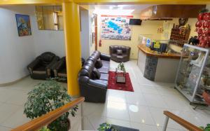 Hostel Sol Andina Inn tesisinde lobi veya resepsiyon alanı
