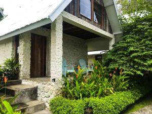 Zahrada ubytování Chanteak Bali - Stone House 2