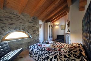 Cama o camas de una habitación en Belmonte Terrazzo