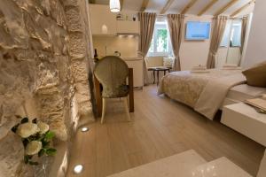 Posteľ alebo postele v izbe v ubytovaní Summer Dream Studio