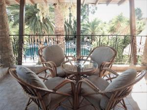 Ein Balkon oder eine Terrasse in der Unterkunft Hotel Pilalidis