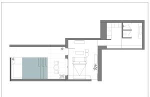 a floor plan of a house at PAROCKS Luxury Hotel & Spa in Ambelas