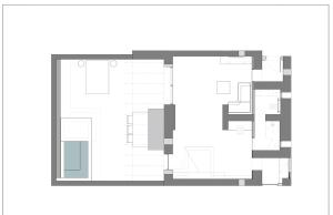 a floor plan of a building at PAROCKS Luxury Hotel & Spa in Ambelas