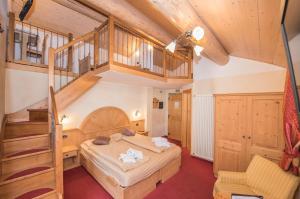 Postel nebo postele na pokoji v ubytování Hotel Capriolo