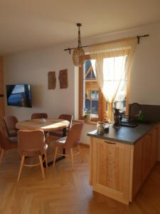TV a/nebo společenská místnost v ubytování Babcia Góralka house