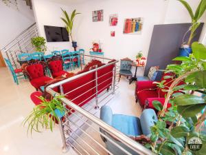 Televiisor ja/või meelelahutuskeskus majutusasutuses Evolve Coliving Guesthouse