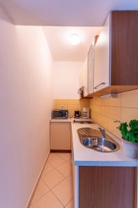 Kuchyňa alebo kuchynka v ubytovaní Apartments Zdena