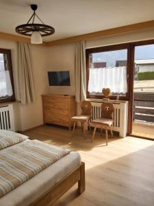 Postel nebo postele na pokoji v ubytování Ferienwohnung Schädler