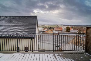 Balkón nebo terasa v ubytování Hotel Smrž