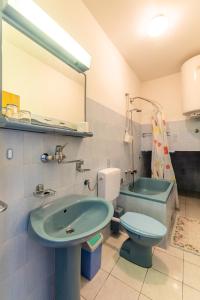 Koupelna v ubytování Apartments Zdena