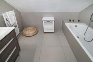 Koupelna v ubytování Hotel Smrž