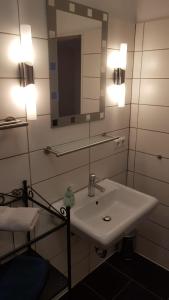 Et badeværelse på Ferienhaus Astrid Lindgren