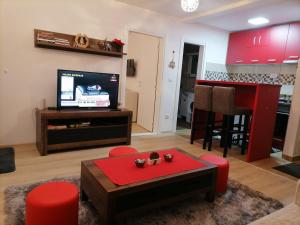 Dapur atau dapur kecil di Apartman Zlatar Omiljena